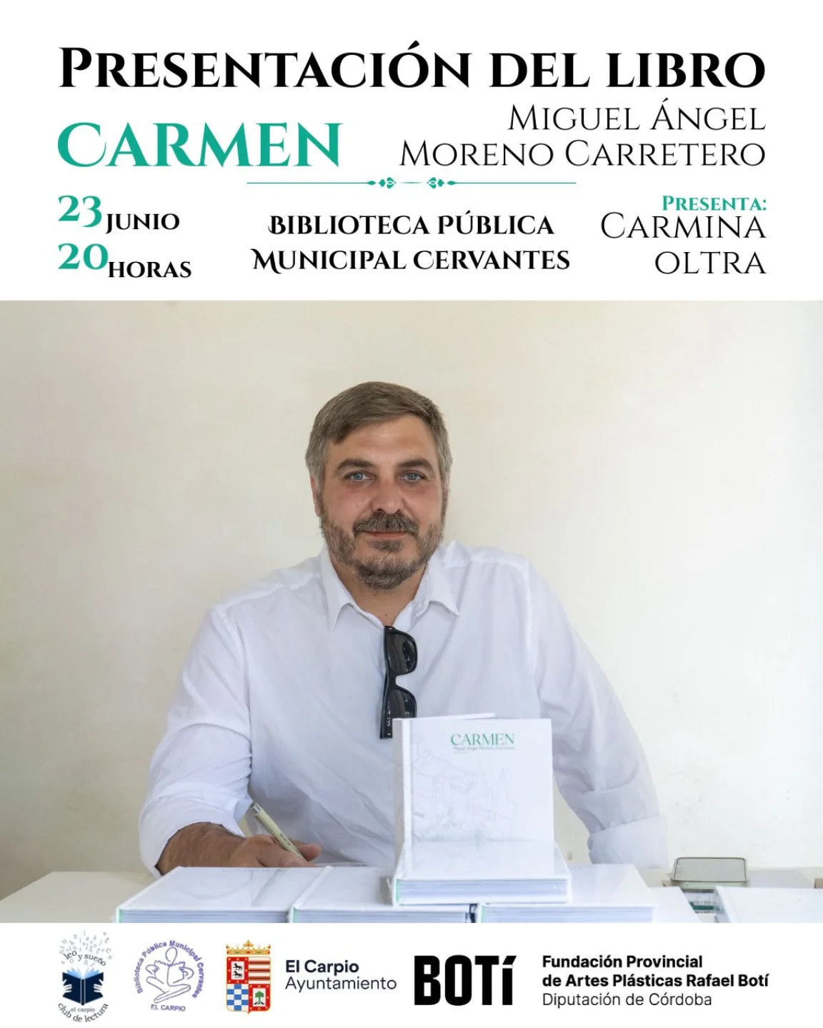 Presentación del libro de Miguel Ángel Moreno Carretero